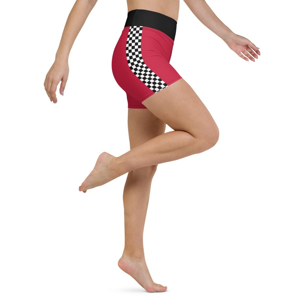 Pit Crew Race Car Driver Racing Costume Yoga Shorts - Image 8