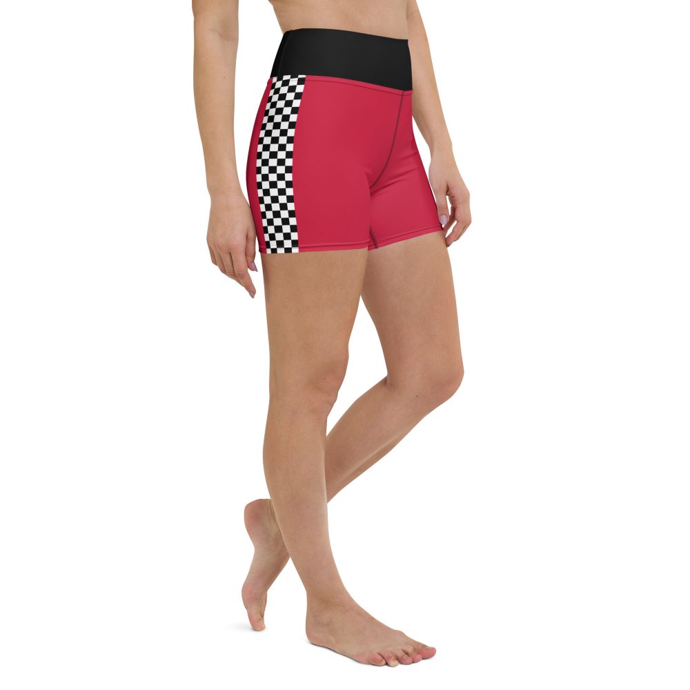 Pit Crew Race Car Driver Racing Costume Yoga Shorts - Image 9