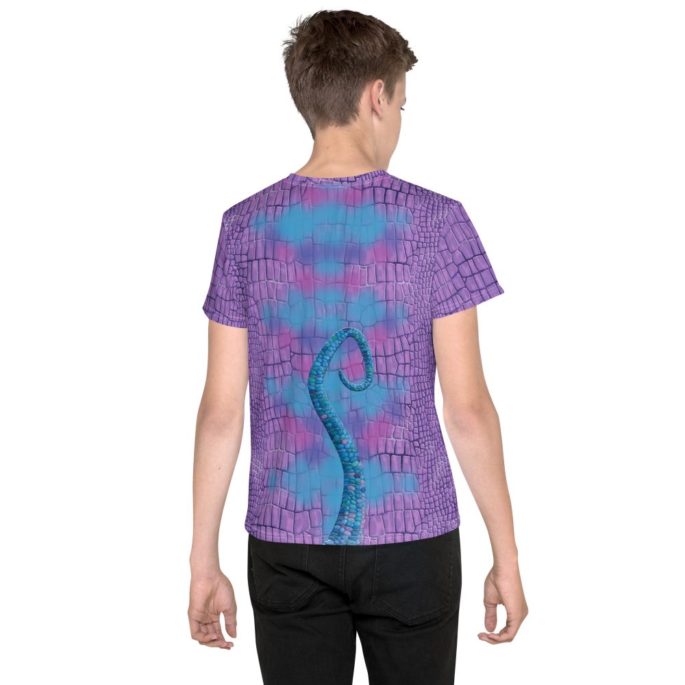 Randall Costume Purple Lizard Youth crew neck t-shirt