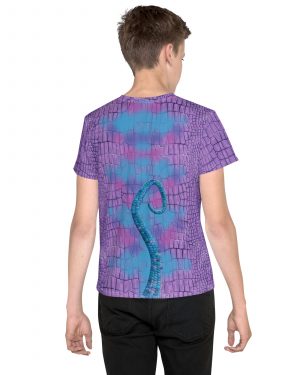 Randall Costume Purple Lizard Youth crew neck t-shirt