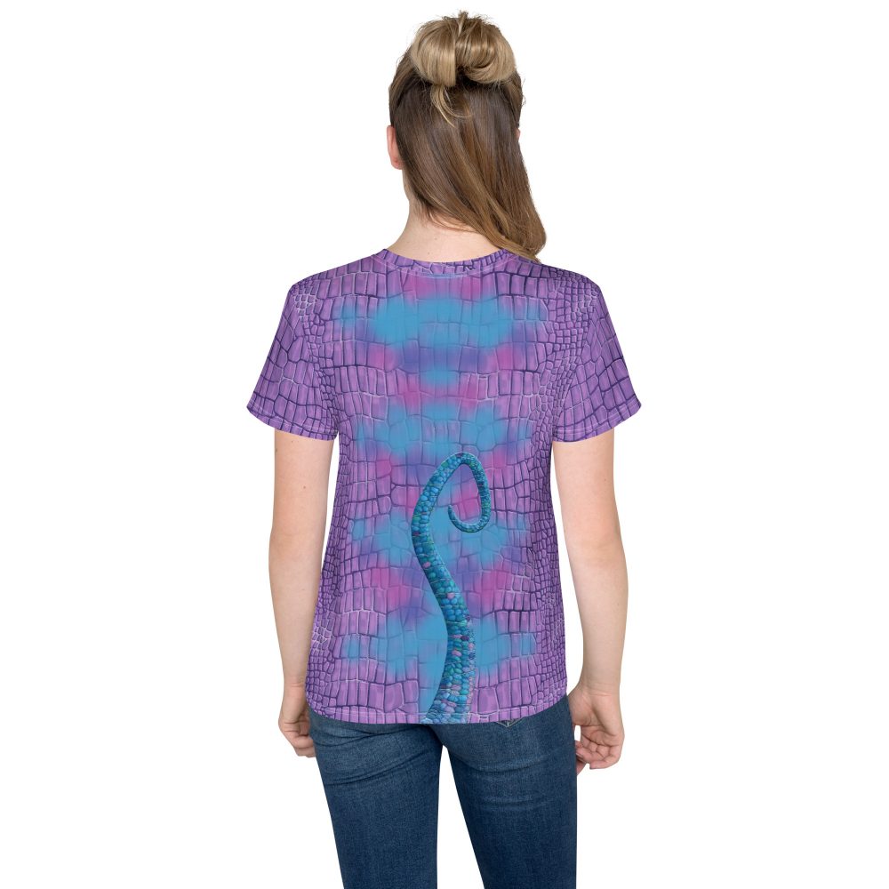 Randall Costume Purple Lizard Youth crew neck t-shirt - Image 3