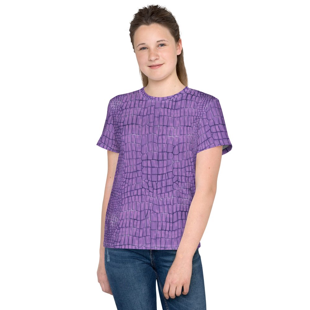 Randall Costume Purple Lizard Youth crew neck t-shirt - Image 2