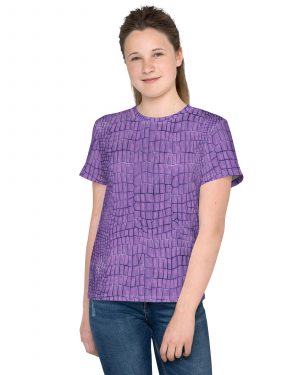 Randall Costume Purple Lizard Youth crew neck t-shirt