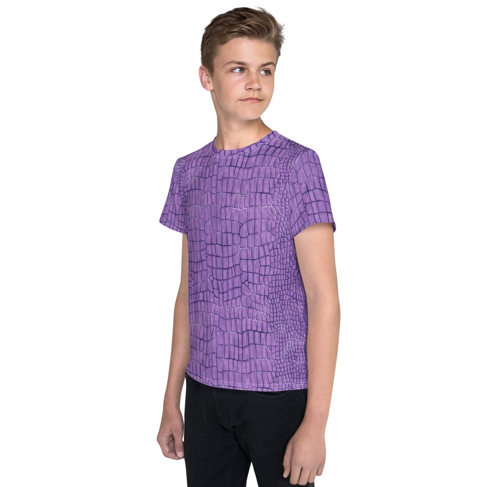 Randall Costume Purple Lizard Youth crew neck t-shirt - Image 6
