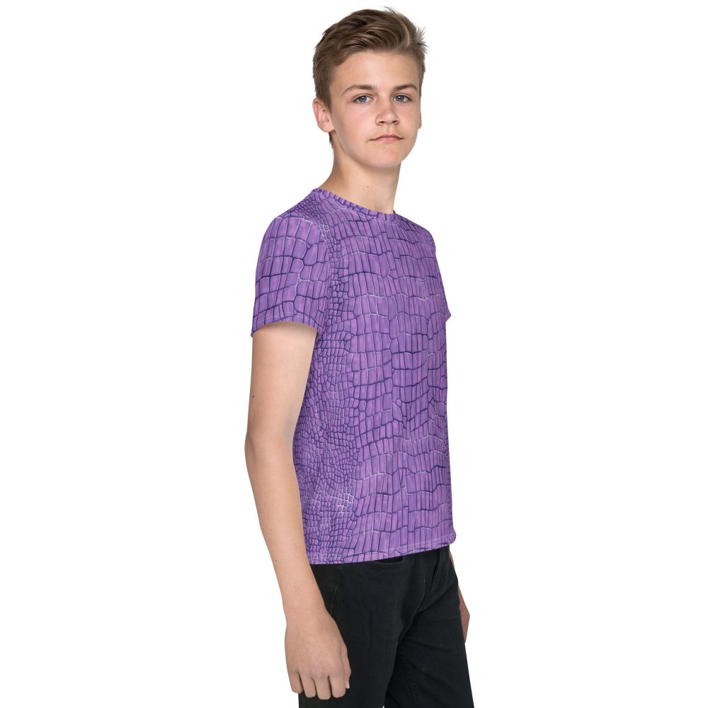 Randall Costume Purple Lizard Youth crew neck t-shirt - Image 5