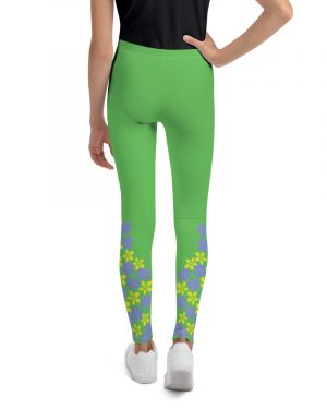 Spring Flower Gardener Floral Hippie Youth Leggings