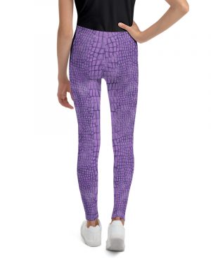 Randall Costume Purple Lizard Youth Leggings