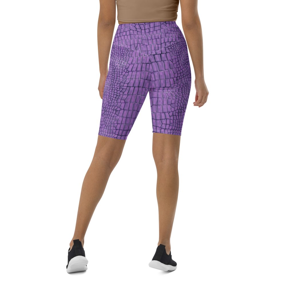 Randall Costume Purple Lizard Dragon Reptile Bike Shorts - Image 12