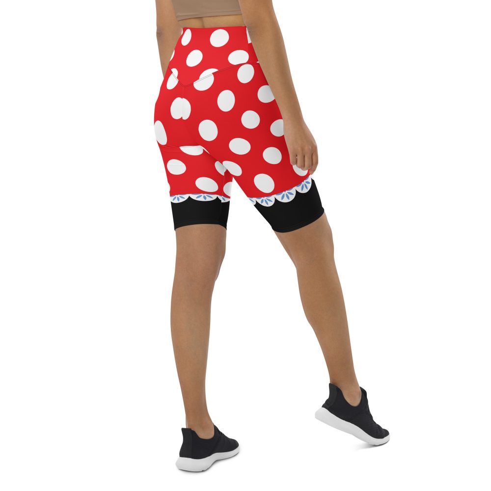 Mouse Costume Red White Polka Dot Biker Shorts - Image 8