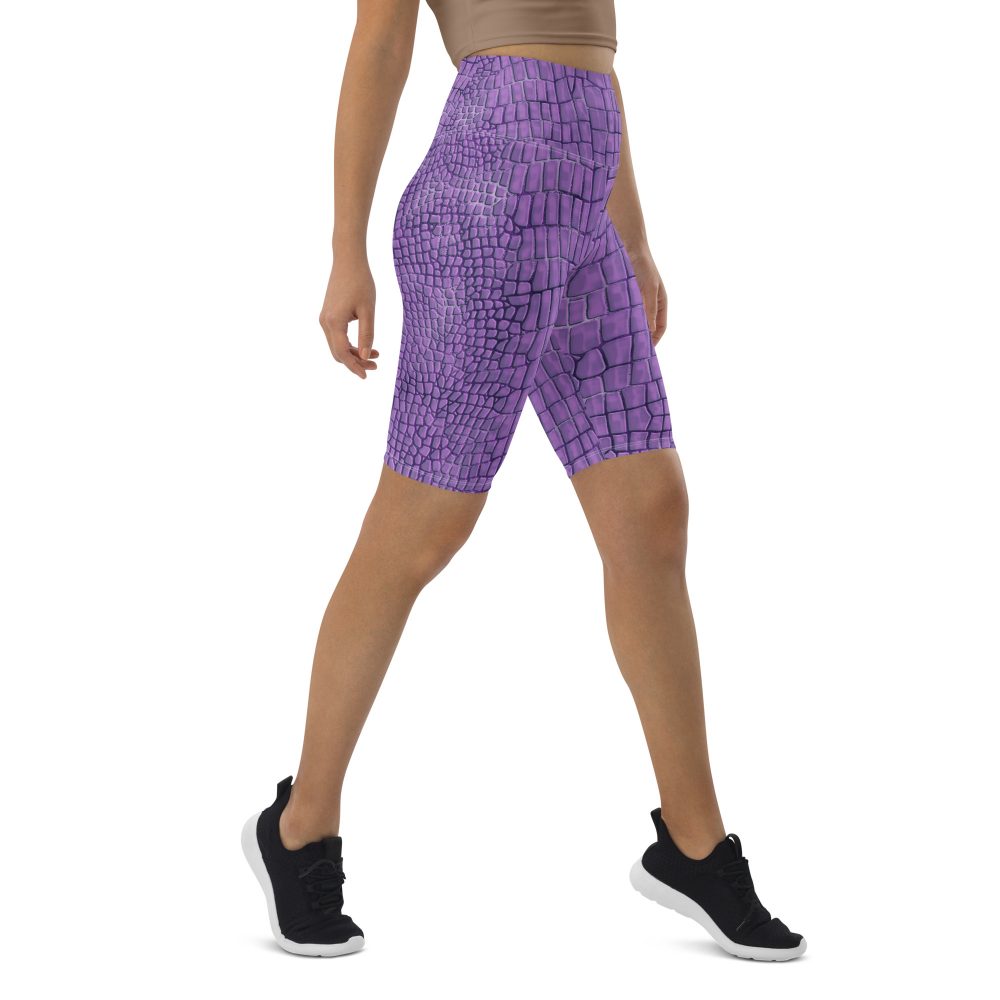 Randall Costume Purple Lizard Dragon Reptile Bike Shorts - Image 9