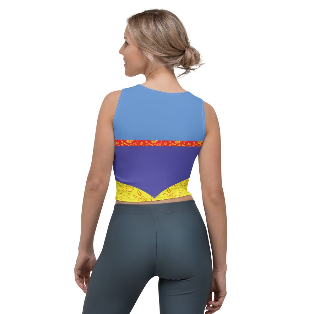 Snow White Costume Cosplay Halloween Crop Tank Top - Image 5