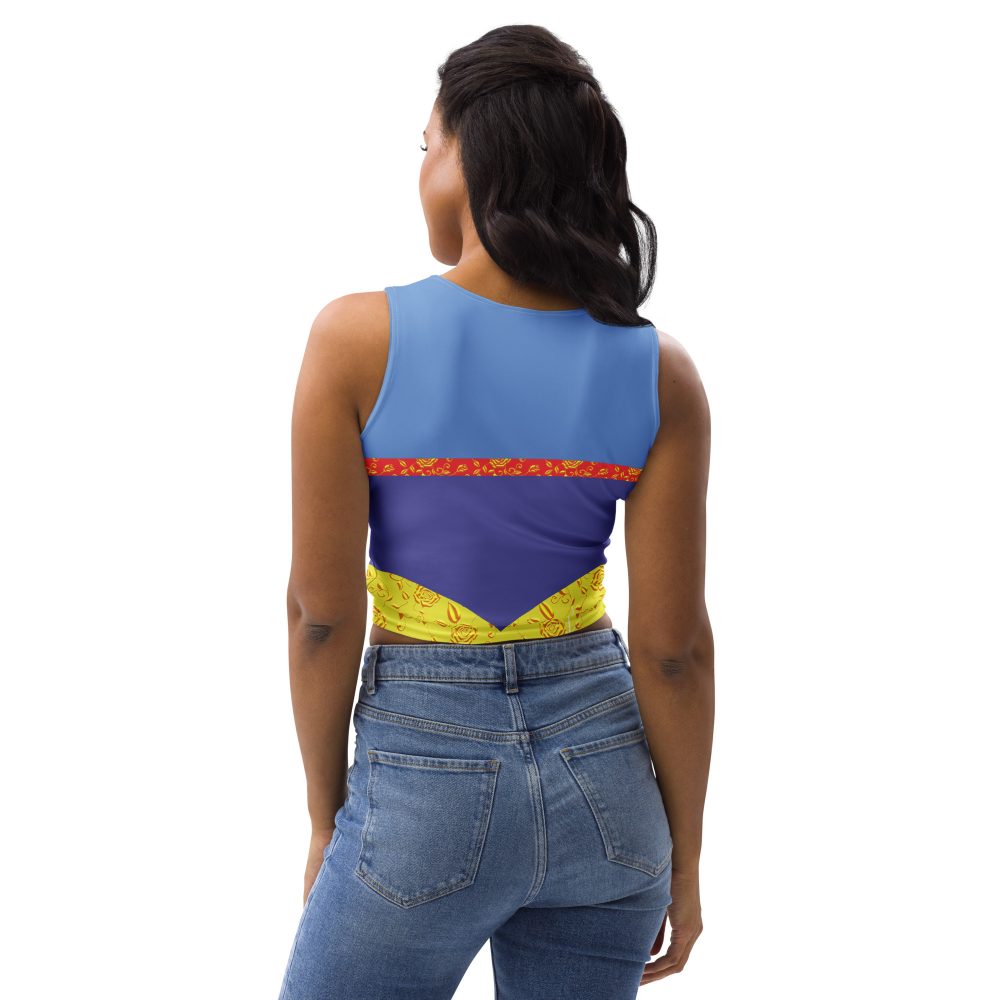 Snow White Costume Cosplay Halloween Crop Tank Top - Image 8