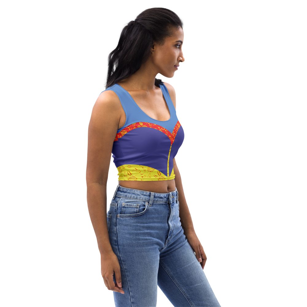 Snow White Costume Cosplay Halloween Crop Tank Top - Image 9