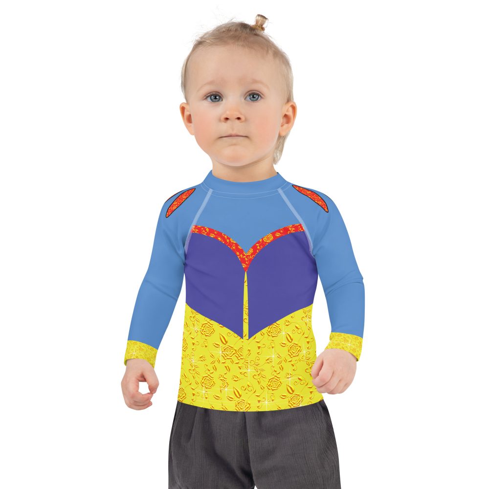 Snow White Costume Princess Cosplay Halloween Kids Long Sleeve Shirt - Image 4