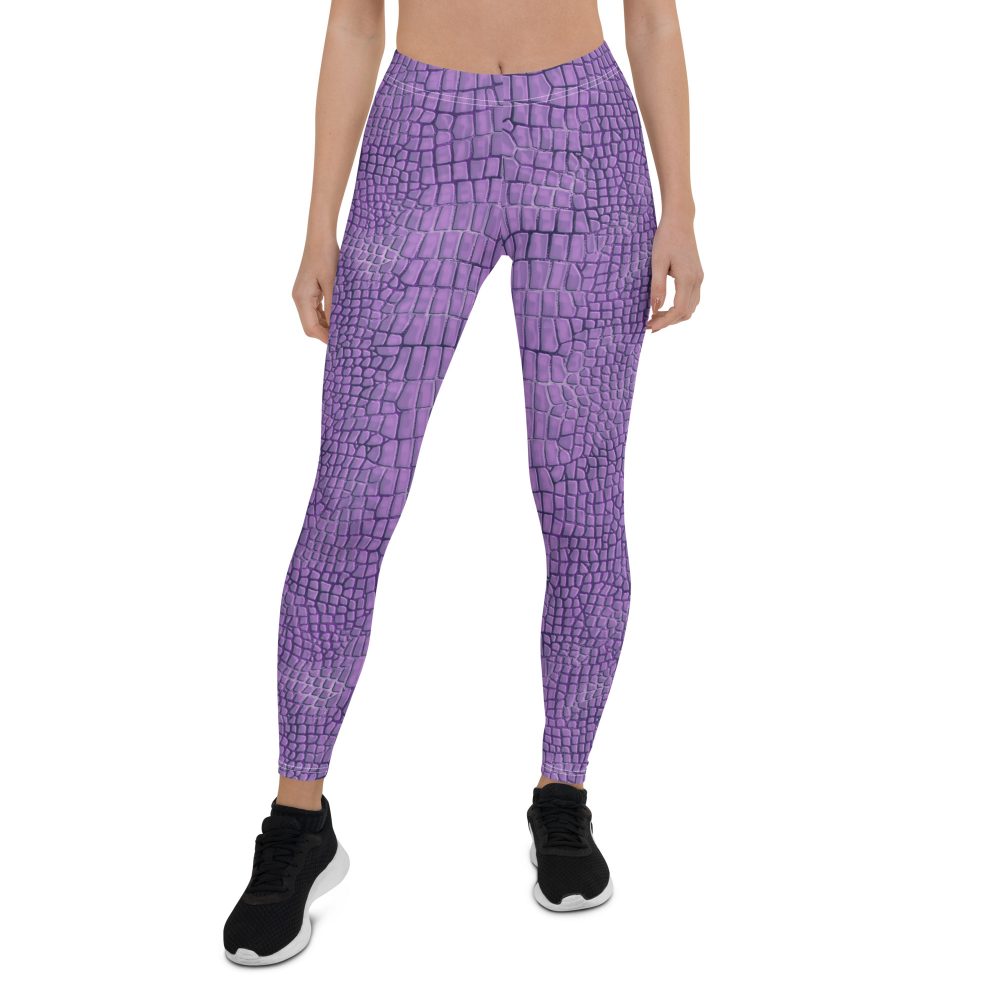 Randall Costume Purple Lizard Dragon Reptile Leggings