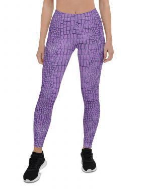 Randall Costume Purple Lizard Dragon Reptile Leggings