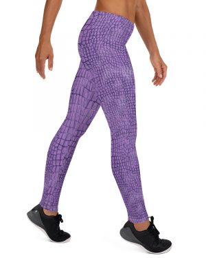 Randall Costume Purple Lizard Dragon Reptile Leggings