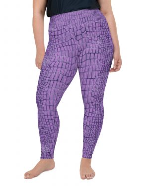 Randall Costume Purple Lizard Dragon Reptile Plus Size Leggings