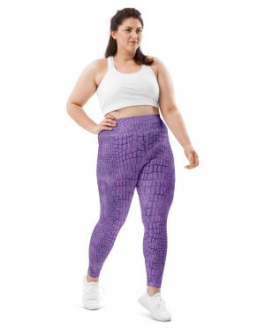 Randall Costume Purple Lizard Dragon Reptile Plus Size Leggings