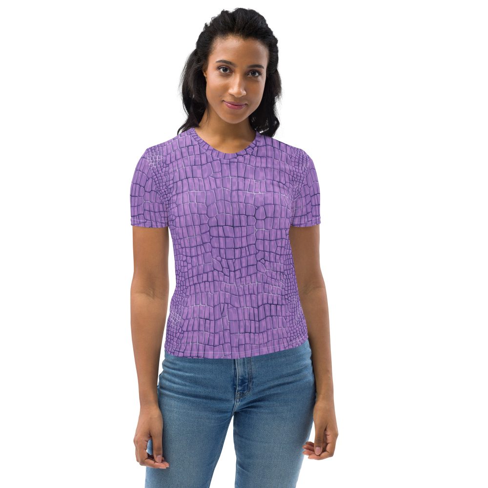Randall Costume Purple Lizard Dragon Reptile Women's T-shirt - Image 2