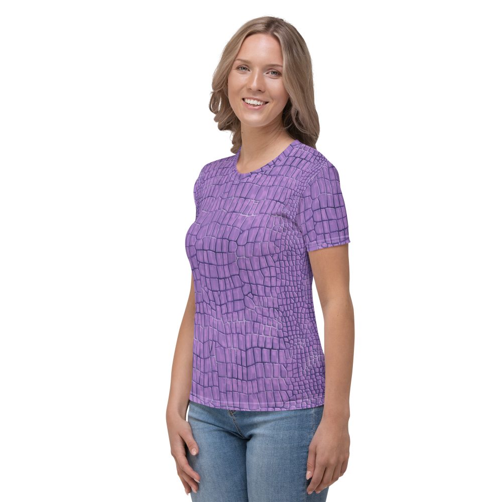 Randall Costume Purple Lizard Dragon Reptile Women's T-shirt - Image 5
