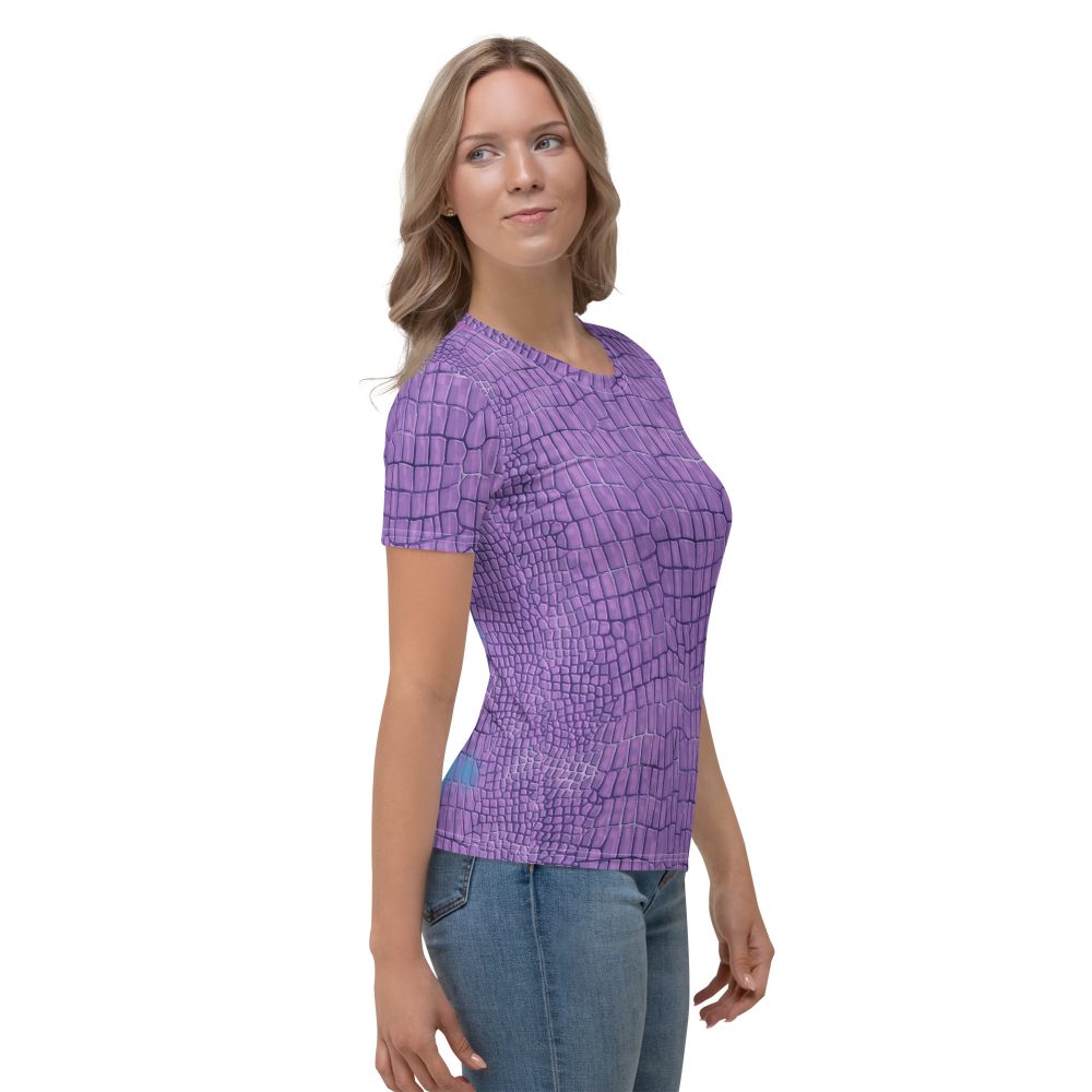 Randall Costume Purple Lizard Dragon Reptile Women's T-shirt - Image 6