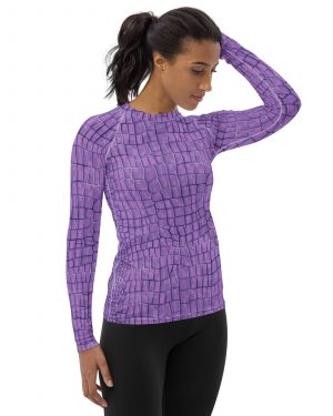 Randall Costume Purple Lizard Dragon Reptile Women’s Rash Guard