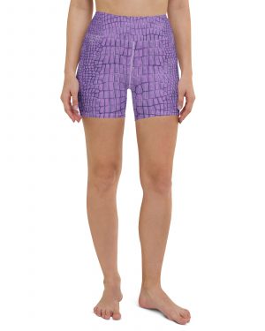 Randall Costume Purple Lizard Dragon Reptile Yoga Shorts