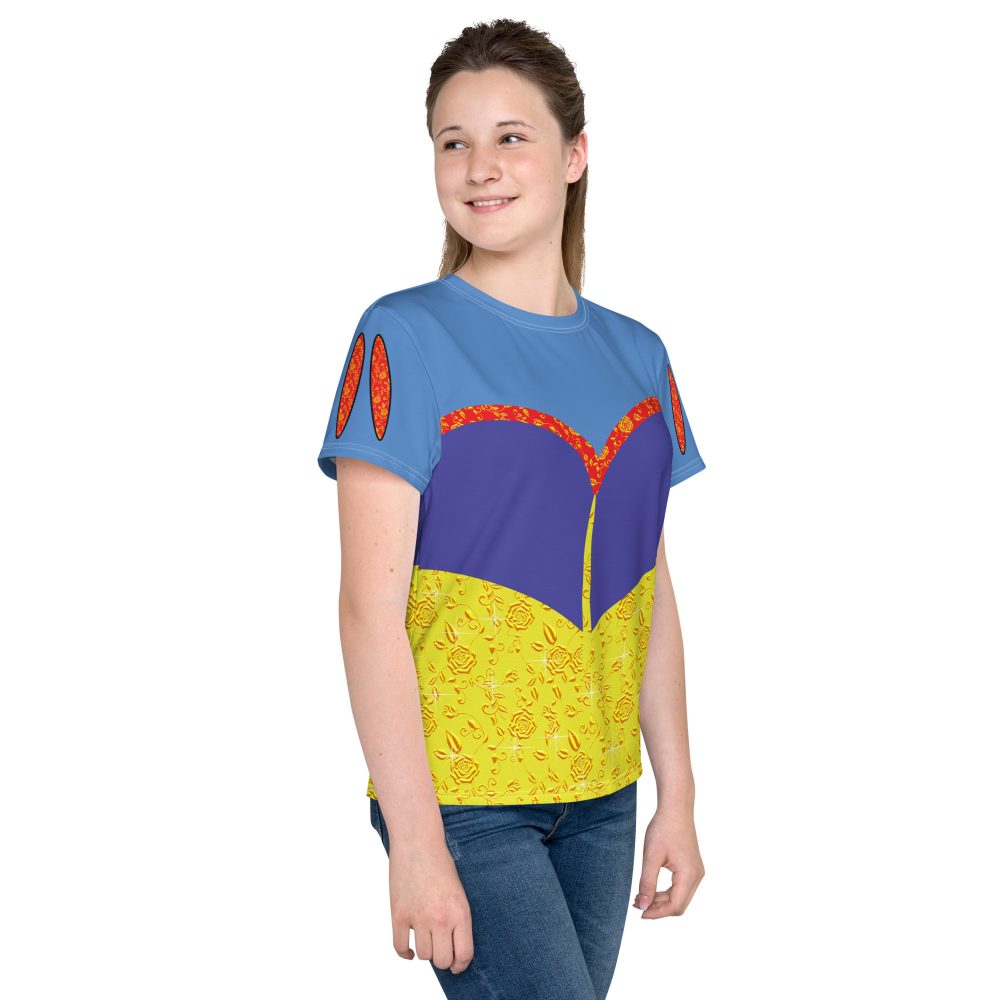 Snow White Costume Princess Cosplay Halloween Youth T-shirt - Image 5