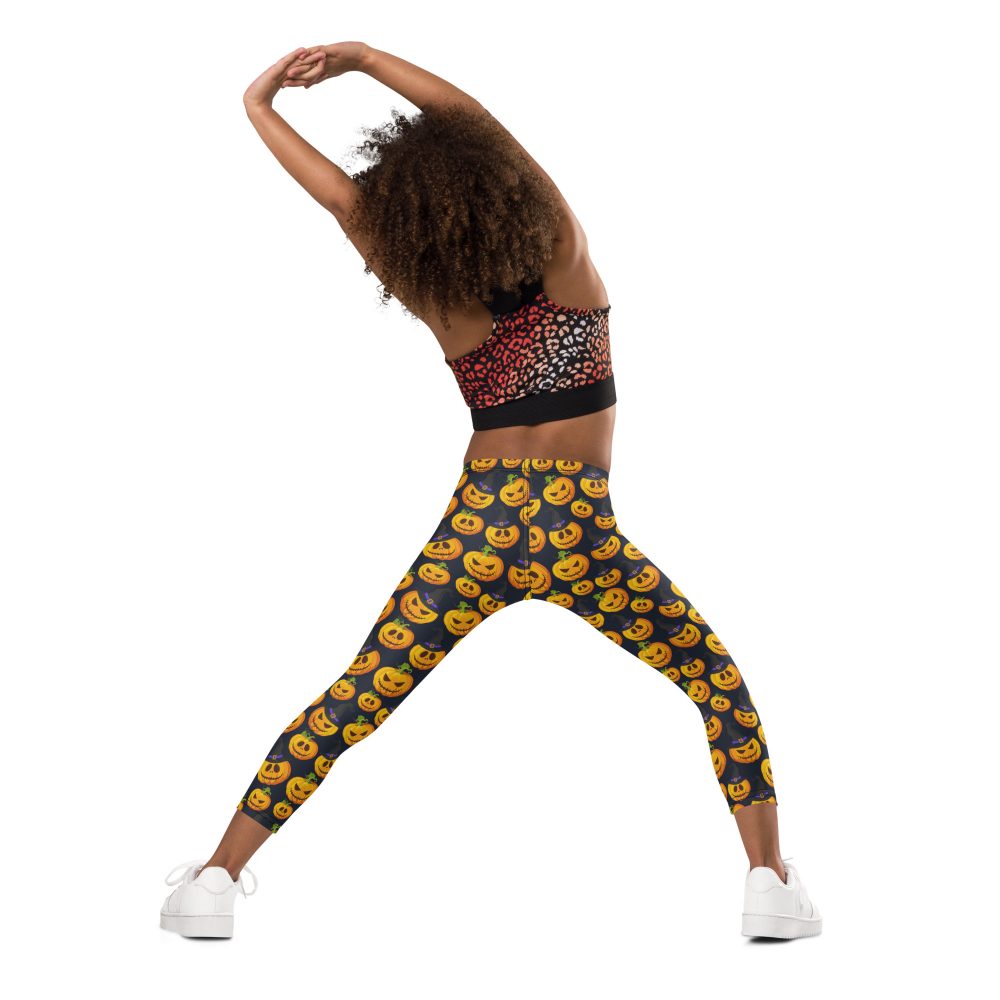 Halloween Pumpkins Kid's Leggings - Image 6