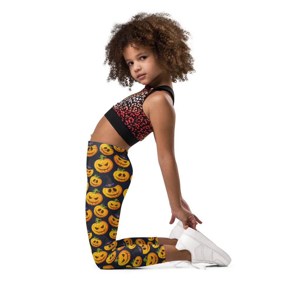Halloween Pumpkins Kid's Leggings - Image 5