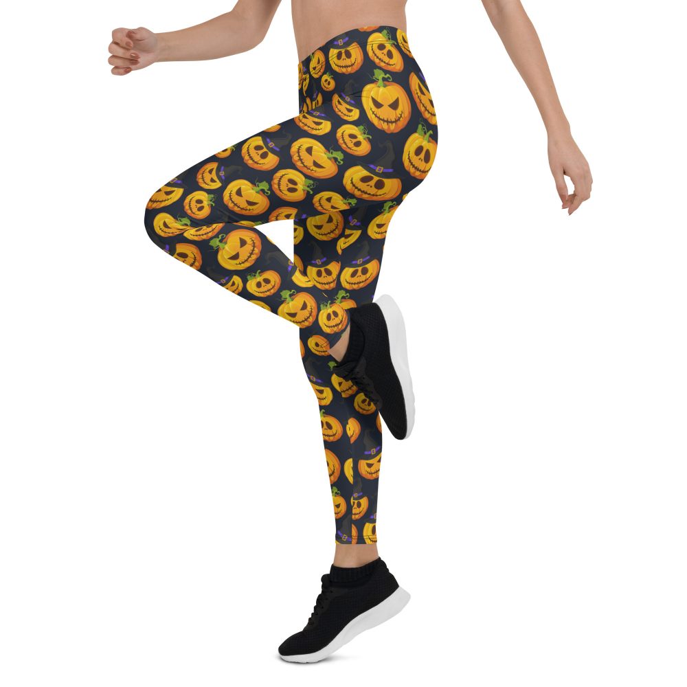 Halloween Pumpkin Leggings - Image 4