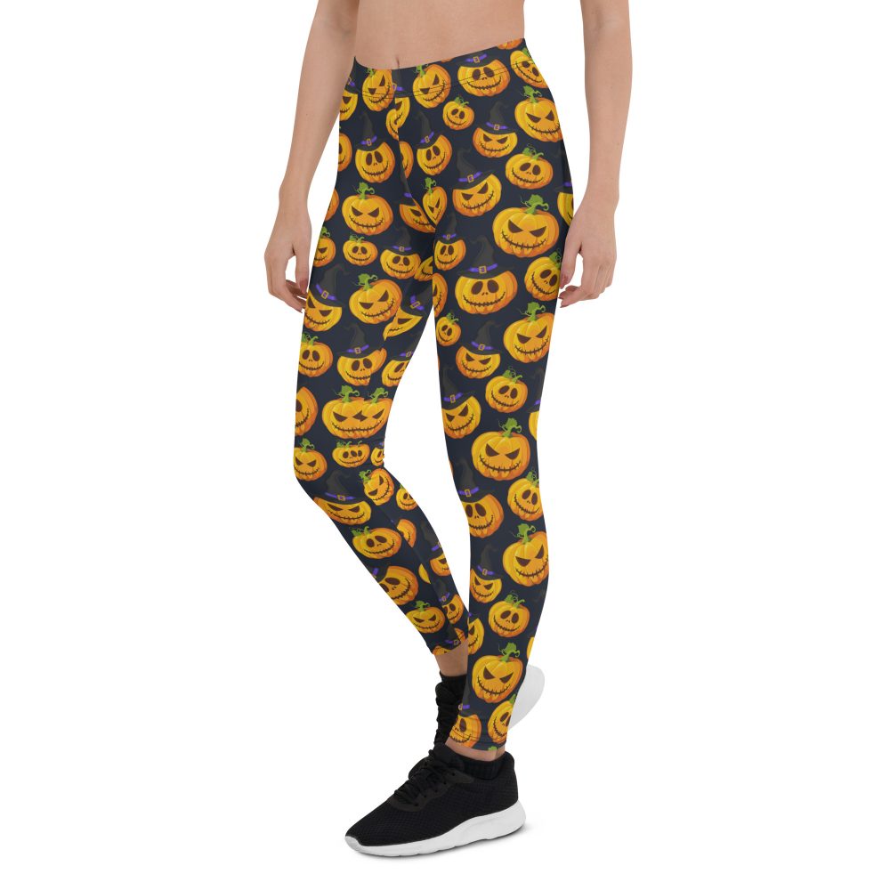 Halloween Pumpkin Leggings - Image 3