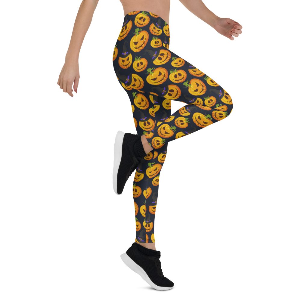 Halloween Pumpkin Leggings - Image 6