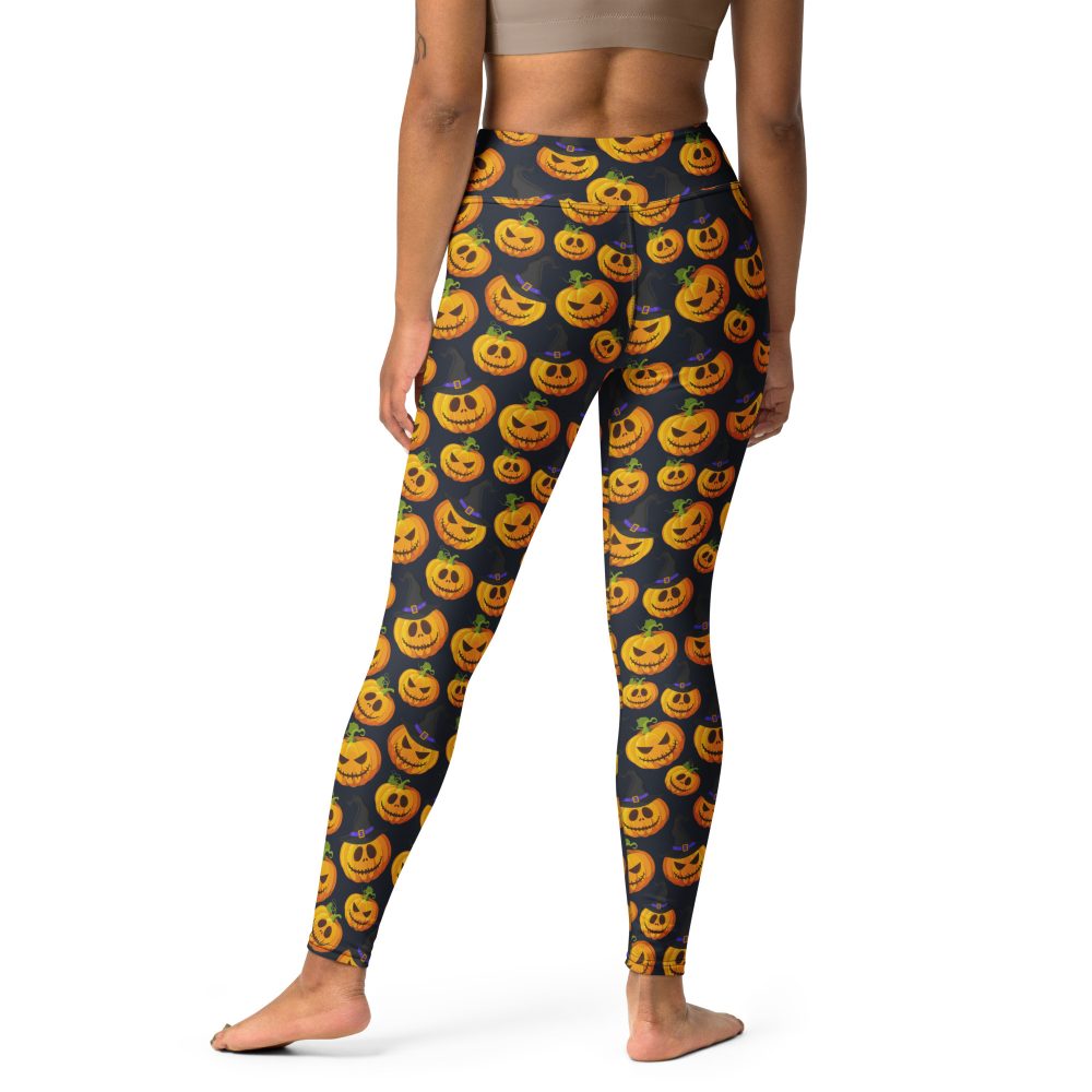 Halloween Pumpkins Yoga Leggings - Image 6