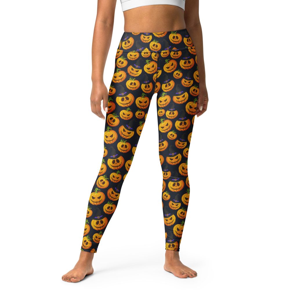 Halloween Pumpkins Yoga Leggings