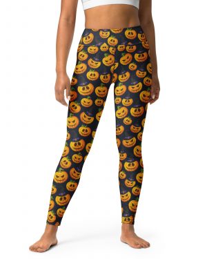 Halloween Pumpkins Yoga Leggings