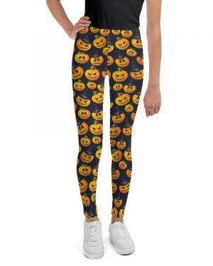 Halloween Pumpkins Youth Leggings