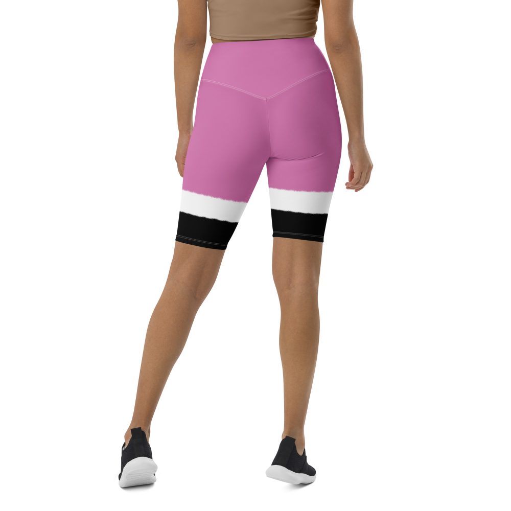 Pink Santa Christmas Costume Bike Shorts - Image 8