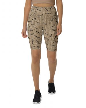 Oogie Boogie Halloween Christmas Costume Burlap Print Bike Shorts