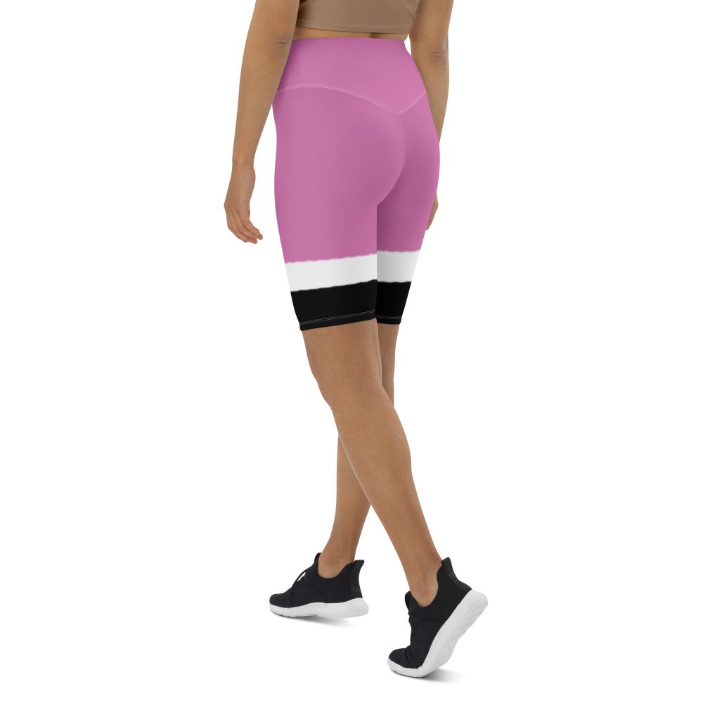 Pink Santa Christmas Costume Bike Shorts - Image 6