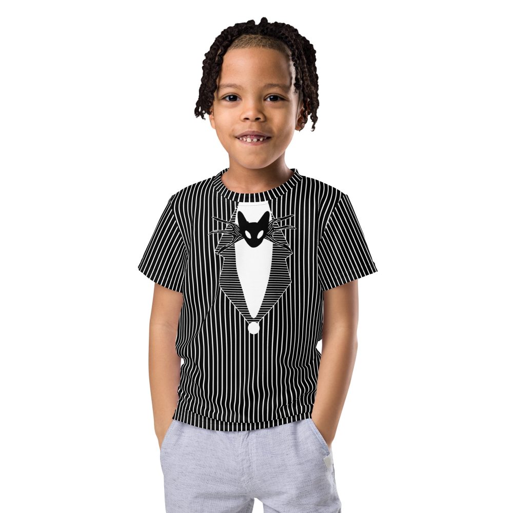 Jack Skellington Nightmare Before Christmas Costume Kids Short Sleeve T-Shirt