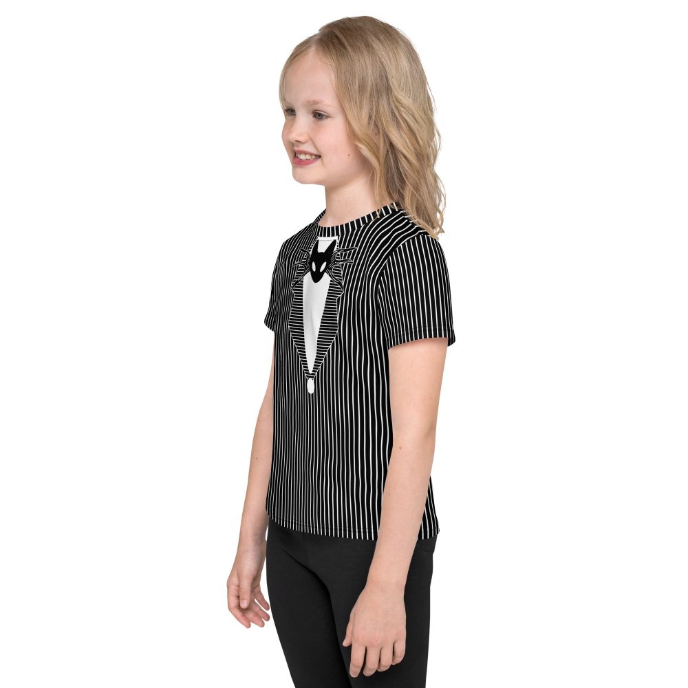Jack Skellington Nightmare Before Christmas Costume Kids Short Sleeve T-Shirt - Image 5