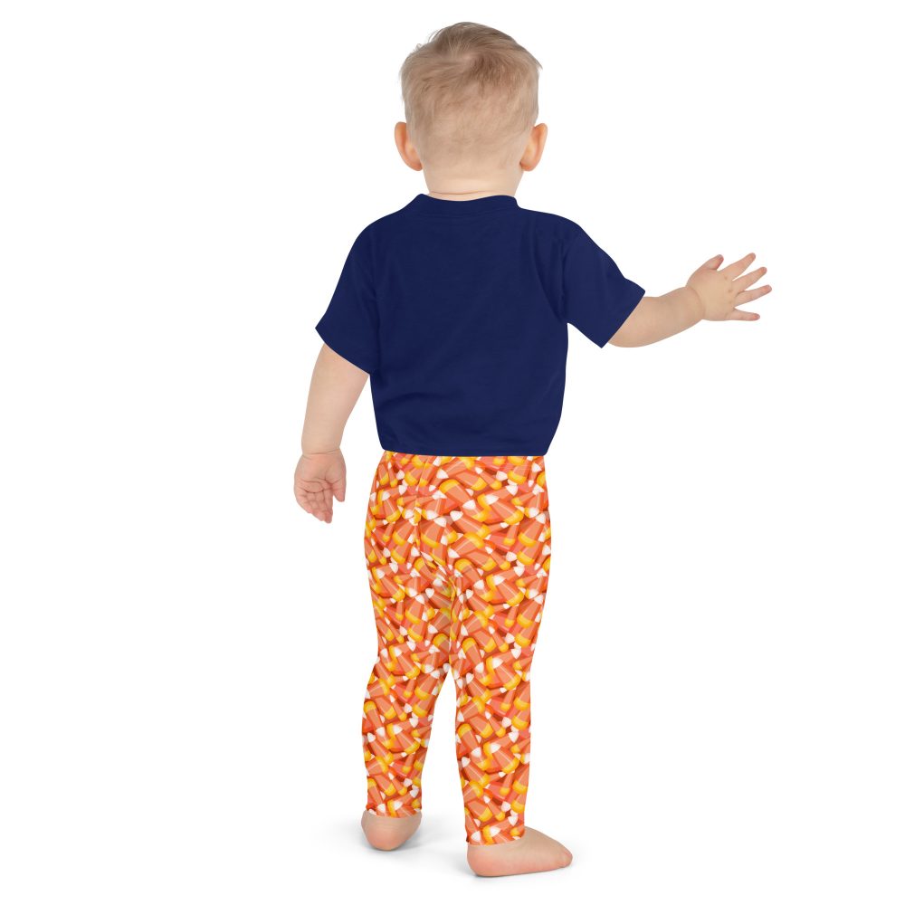Candy Corn Halloween Trick Or Treat Cosplay Costume Kid's Leggings - Image 5