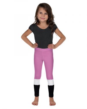 Pink Santa Christmas Costume Kid’s Leggings