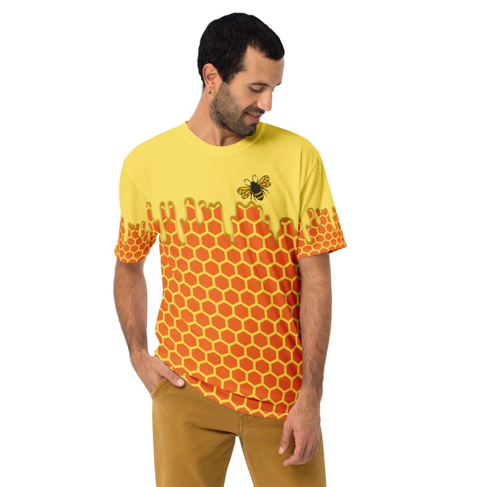 Beekeeper Cosplay Costume Dripping Honey Bee Men's t-shirt - Image 2
