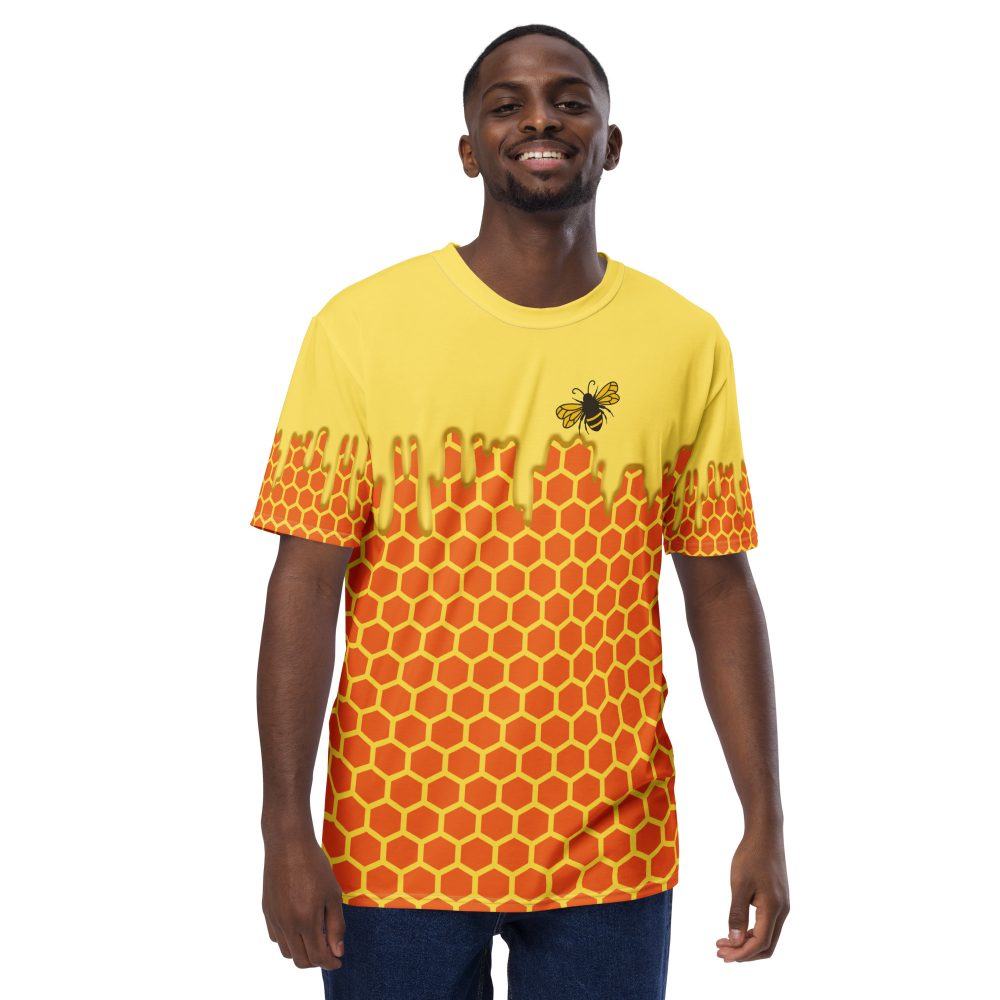 Beekeeper Cosplay Costume Dripping Honey Bee Men's t-shirt - Image 3