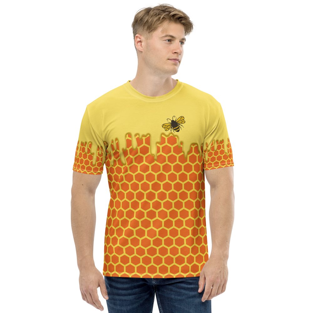 Beekeeper Cosplay Costume Dripping Honey Bee Men's t-shirt - Image 7