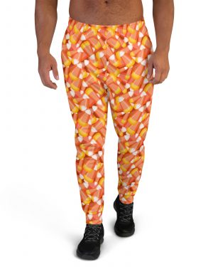 Candy Corn Halloween Trick or Treat Cosplay Costume Men’s Joggers