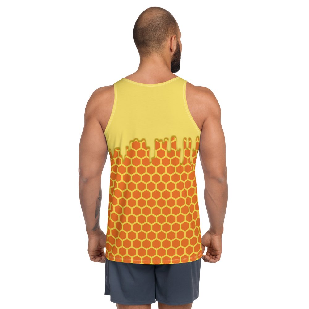 Beekeeper Cosplay Costume Dripping Honey Bee Unisex Tank Top - Image 6